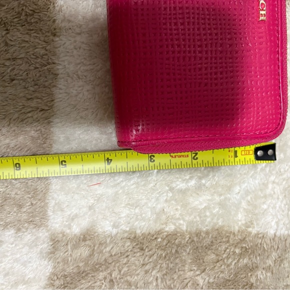 Coach Fuchsia Textured Wallet - Picture 3 of 8